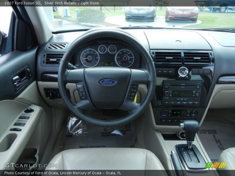 Silver Birch Metallic / Light Stone 2007 Ford Fusion SEL