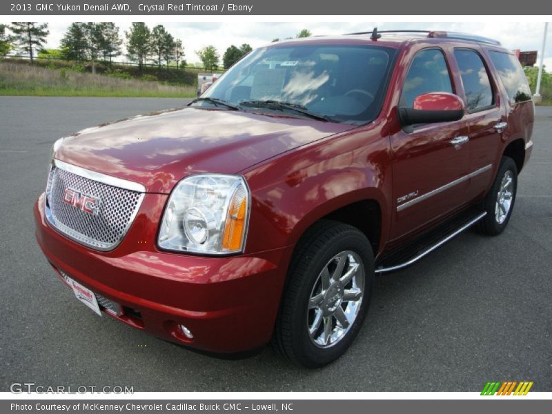 Crystal Red Tintcoat / Ebony 2013 GMC Yukon Denali AWD