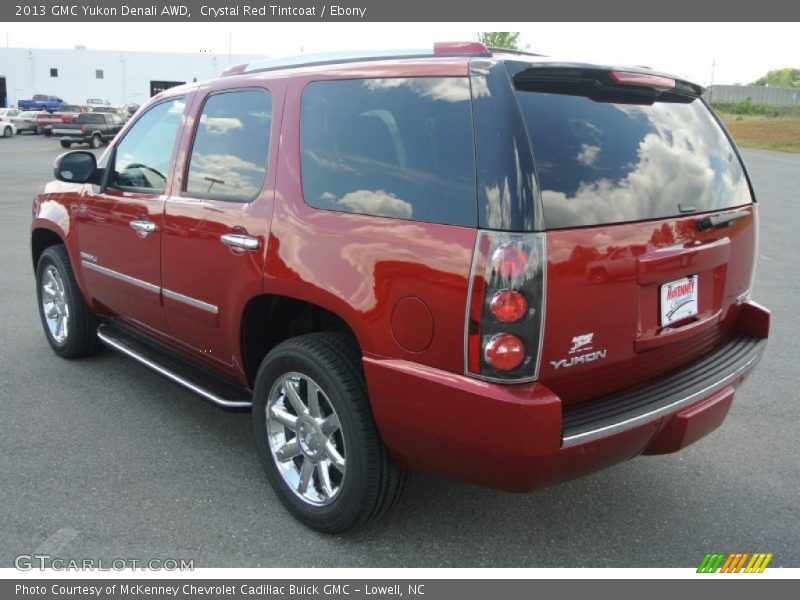 Crystal Red Tintcoat / Ebony 2013 GMC Yukon Denali AWD