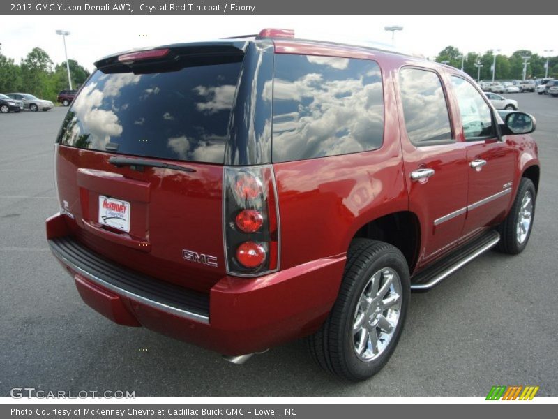Crystal Red Tintcoat / Ebony 2013 GMC Yukon Denali AWD