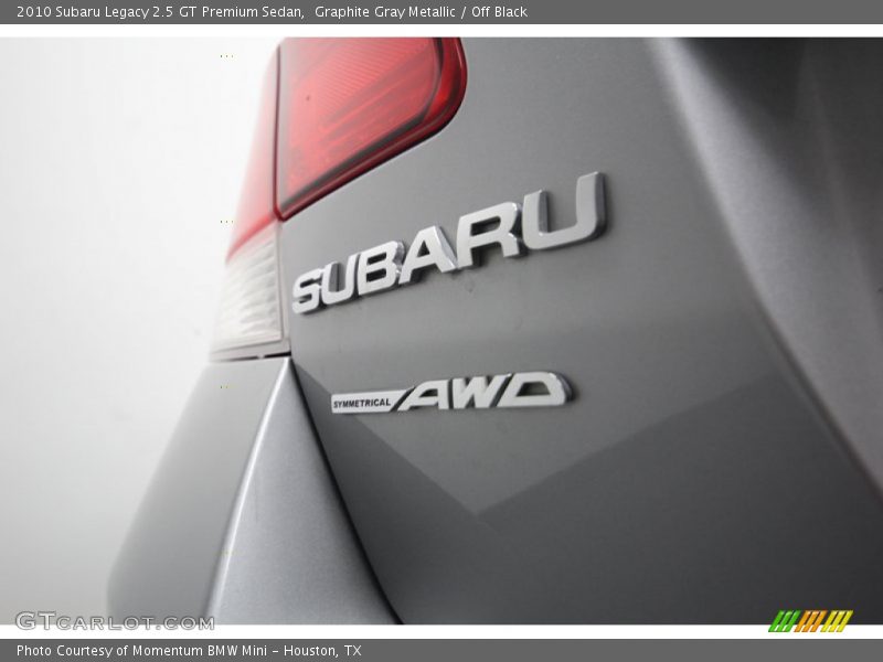Graphite Gray Metallic / Off Black 2010 Subaru Legacy 2.5 GT Premium Sedan