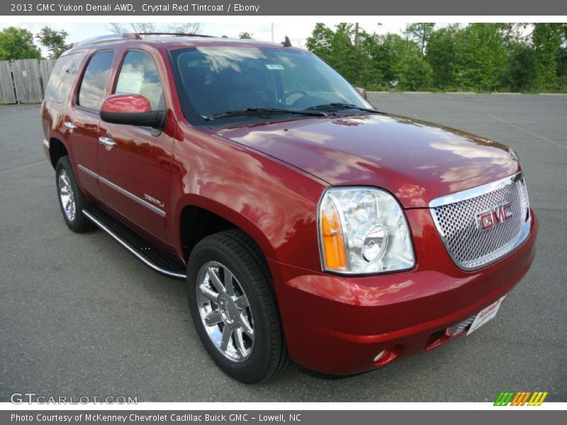 Crystal Red Tintcoat / Ebony 2013 GMC Yukon Denali AWD