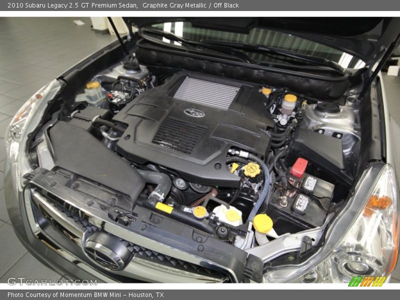 Graphite Gray Metallic / Off Black 2010 Subaru Legacy 2.5 GT Premium Sedan