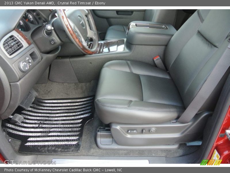 Crystal Red Tintcoat / Ebony 2013 GMC Yukon Denali AWD