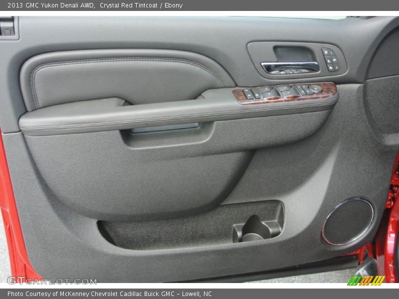 Crystal Red Tintcoat / Ebony 2013 GMC Yukon Denali AWD