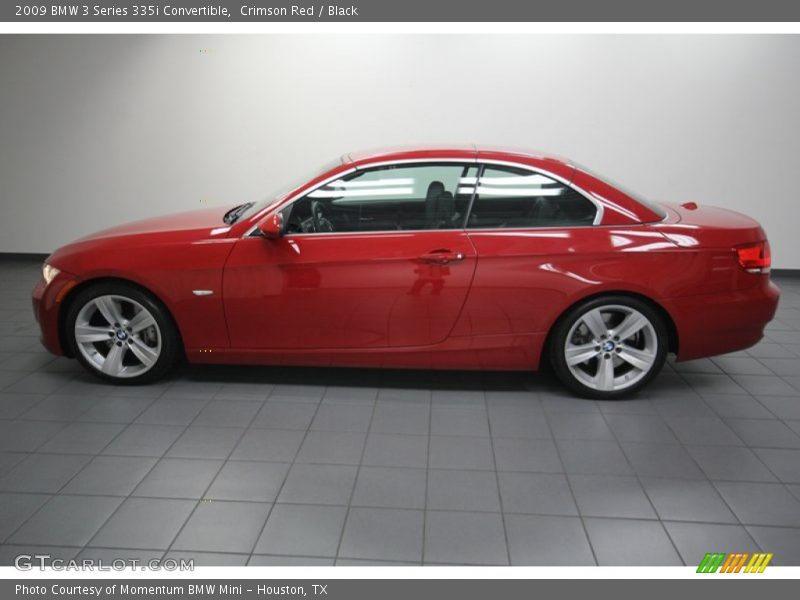 Crimson Red / Black 2009 BMW 3 Series 335i Convertible
