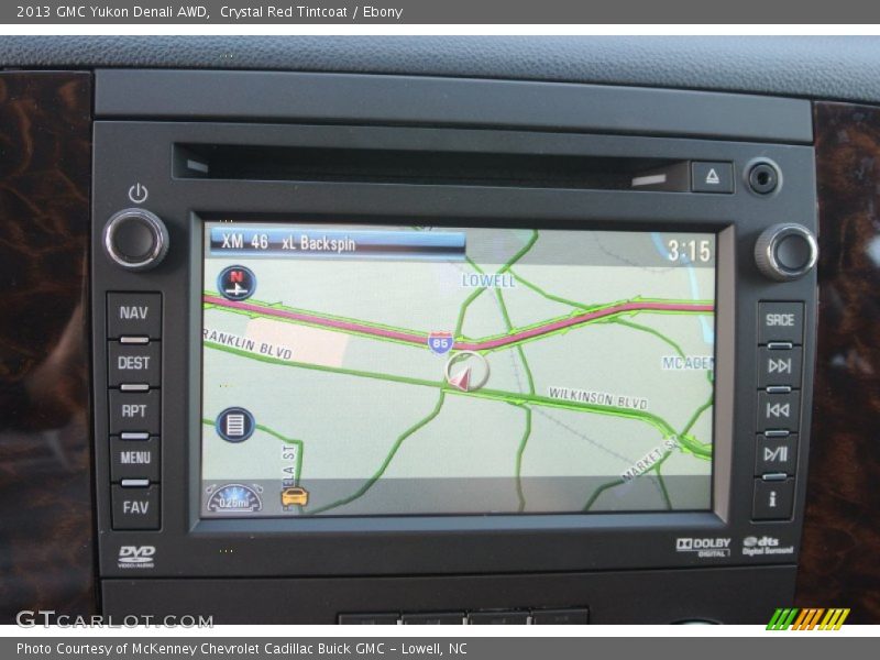 Crystal Red Tintcoat / Ebony 2013 GMC Yukon Denali AWD