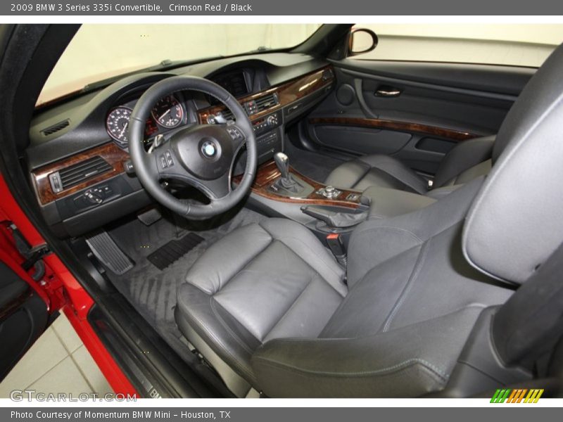 Crimson Red / Black 2009 BMW 3 Series 335i Convertible