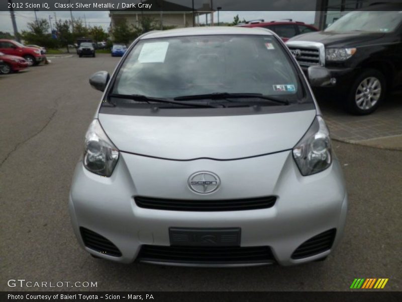 Classic Silver Metallic / Dark Gray 2012 Scion iQ