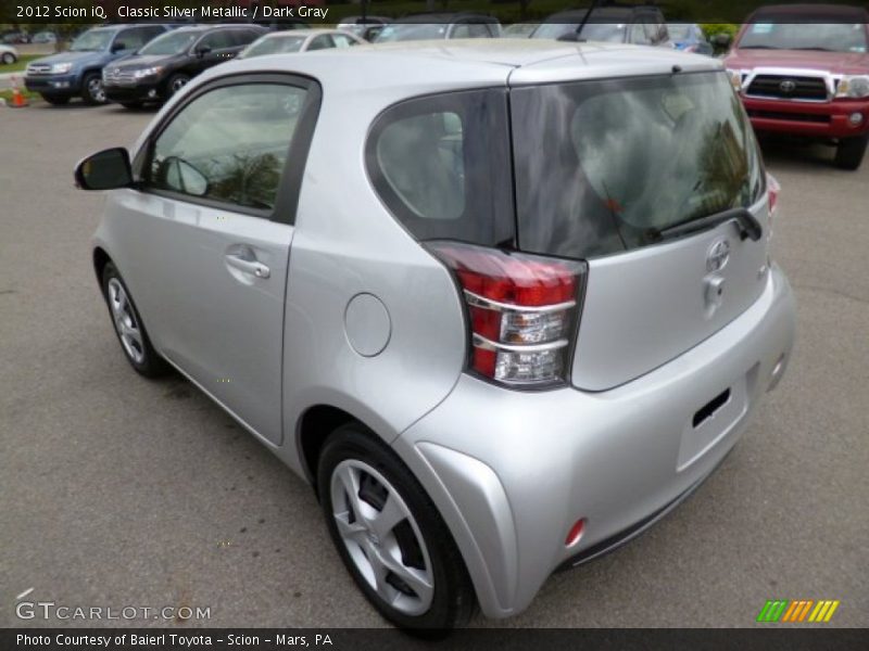 Classic Silver Metallic / Dark Gray 2012 Scion iQ