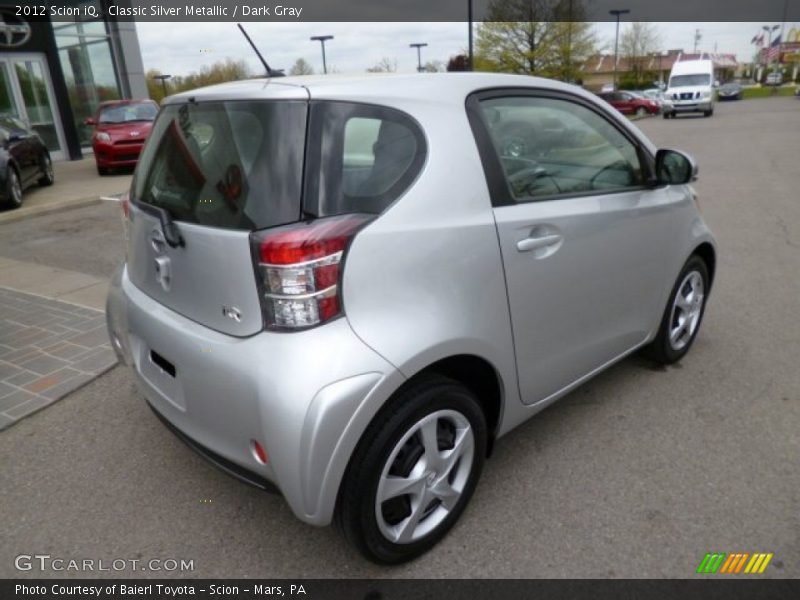 Classic Silver Metallic / Dark Gray 2012 Scion iQ