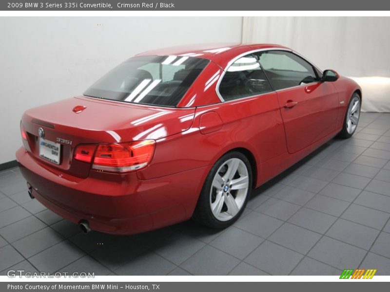 Crimson Red / Black 2009 BMW 3 Series 335i Convertible
