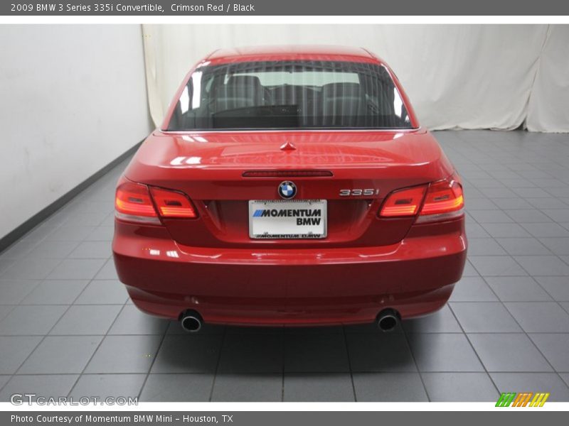 Crimson Red / Black 2009 BMW 3 Series 335i Convertible