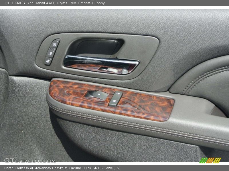 Crystal Red Tintcoat / Ebony 2013 GMC Yukon Denali AWD