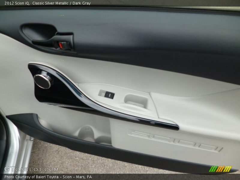 Classic Silver Metallic / Dark Gray 2012 Scion iQ