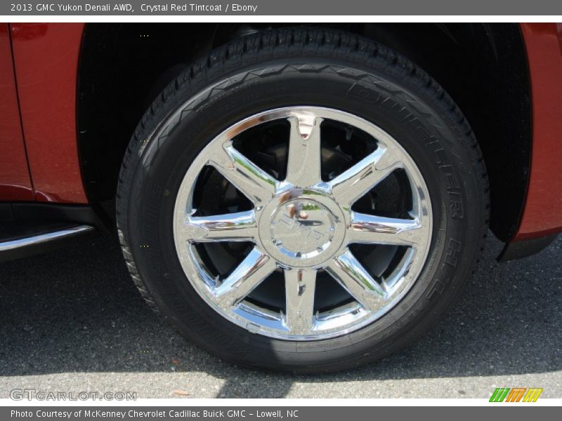 Crystal Red Tintcoat / Ebony 2013 GMC Yukon Denali AWD