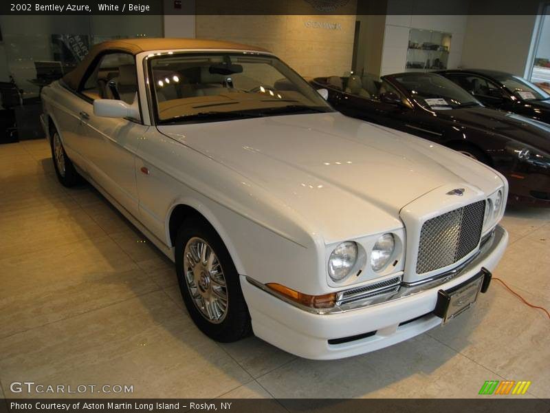 White / Beige 2002 Bentley Azure