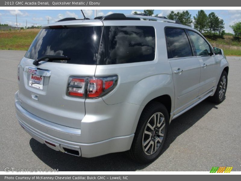 Quicksilver Metallic / Ebony 2013 GMC Acadia Denali