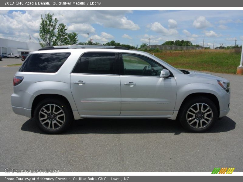 Quicksilver Metallic / Ebony 2013 GMC Acadia Denali