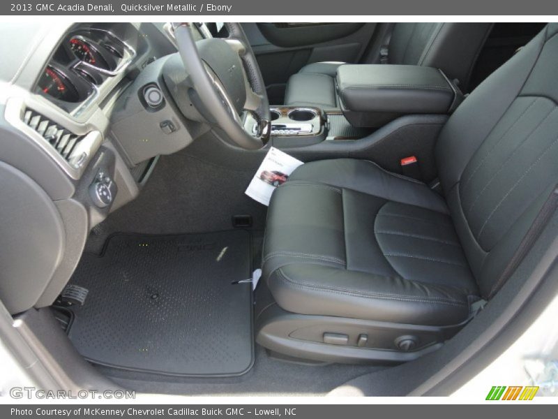 Quicksilver Metallic / Ebony 2013 GMC Acadia Denali