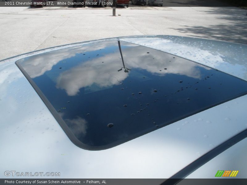 White Diamond Tricoat / Ebony 2011 Chevrolet Malibu LTZ