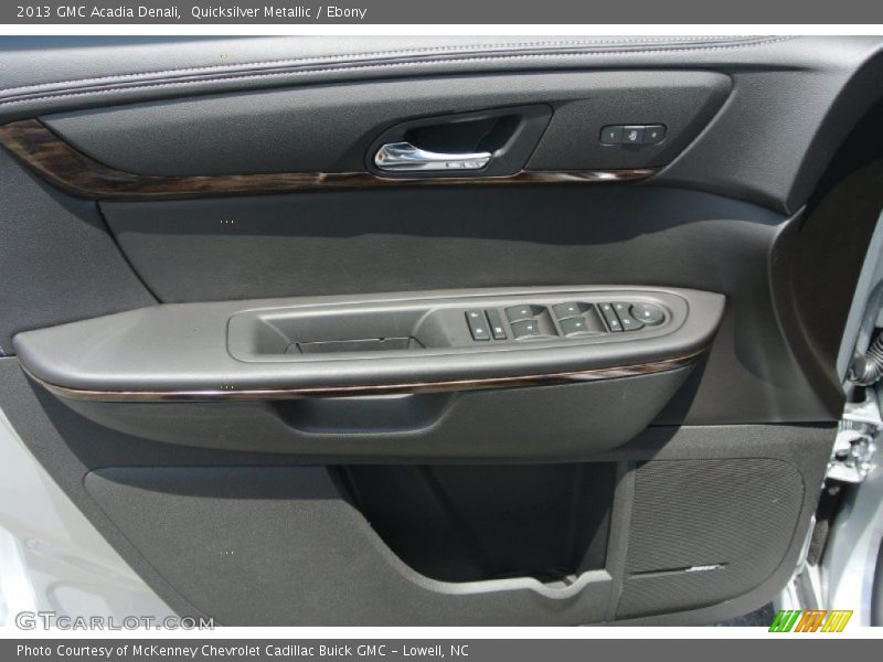 Quicksilver Metallic / Ebony 2013 GMC Acadia Denali