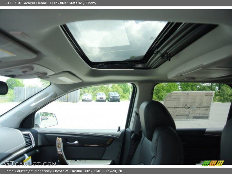 Quicksilver Metallic / Ebony 2013 GMC Acadia Denali
