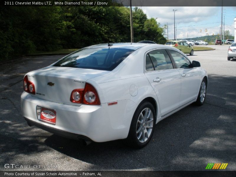 White Diamond Tricoat / Ebony 2011 Chevrolet Malibu LTZ