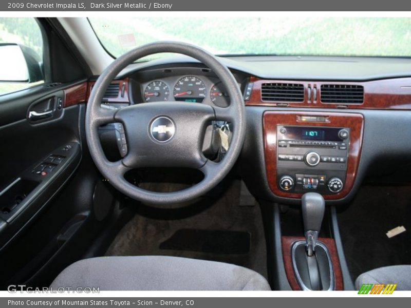 Dark Silver Metallic / Ebony 2009 Chevrolet Impala LS