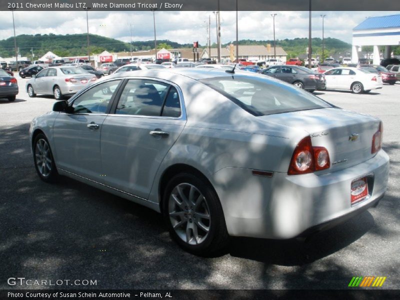 White Diamond Tricoat / Ebony 2011 Chevrolet Malibu LTZ