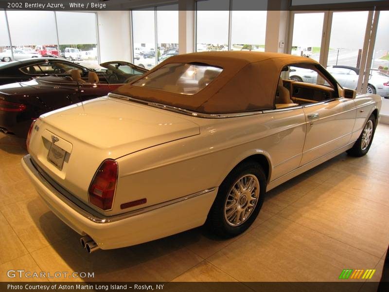White / Beige 2002 Bentley Azure