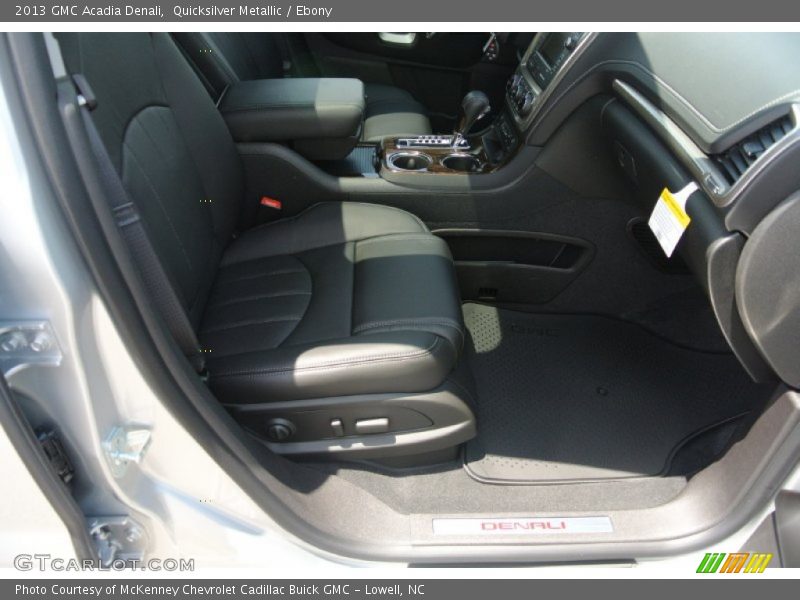 Quicksilver Metallic / Ebony 2013 GMC Acadia Denali