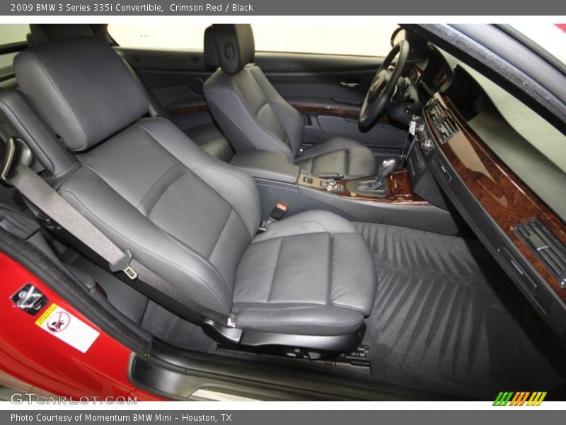 Crimson Red / Black 2009 BMW 3 Series 335i Convertible