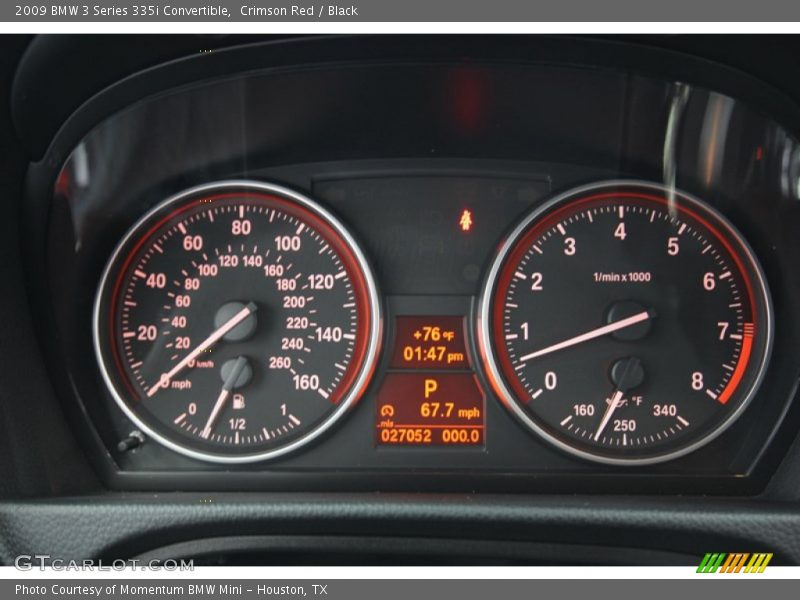 Crimson Red / Black 2009 BMW 3 Series 335i Convertible