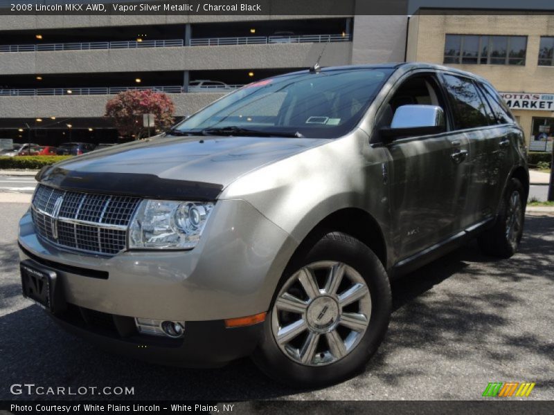 Vapor Silver Metallic / Charcoal Black 2008 Lincoln MKX AWD