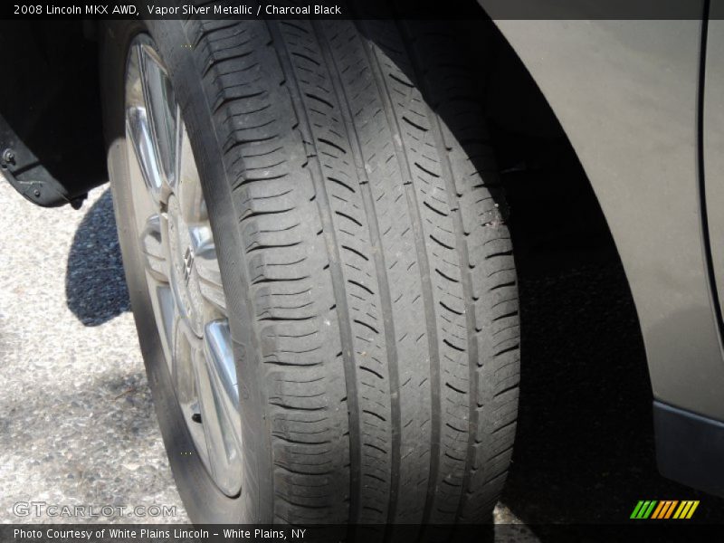 Vapor Silver Metallic / Charcoal Black 2008 Lincoln MKX AWD