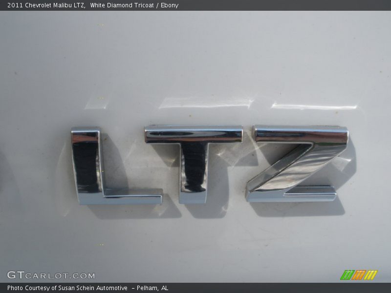 White Diamond Tricoat / Ebony 2011 Chevrolet Malibu LTZ