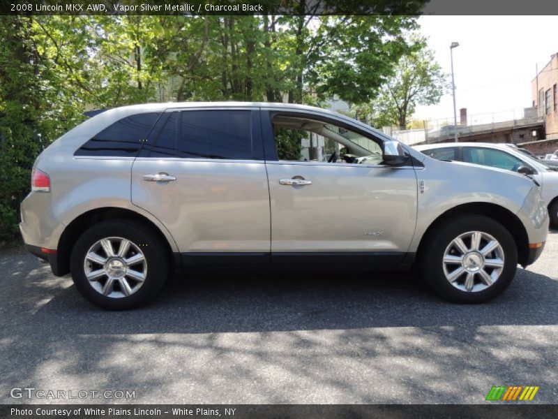 Vapor Silver Metallic / Charcoal Black 2008 Lincoln MKX AWD