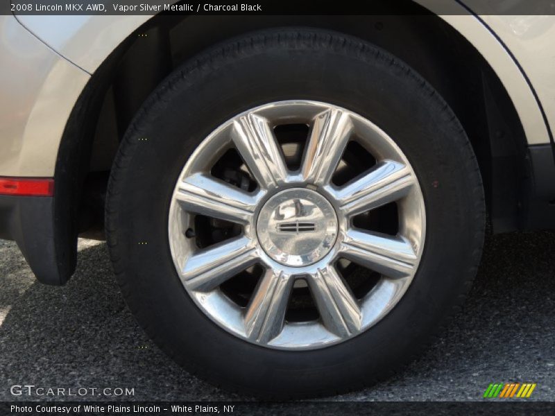 Vapor Silver Metallic / Charcoal Black 2008 Lincoln MKX AWD