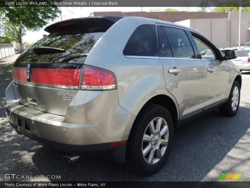 Vapor Silver Metallic / Charcoal Black 2008 Lincoln MKX AWD