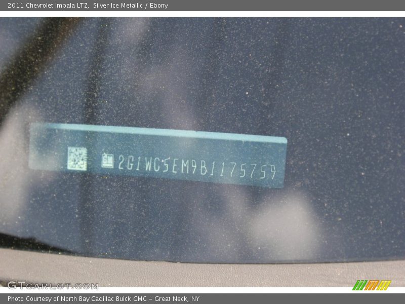 Silver Ice Metallic / Ebony 2011 Chevrolet Impala LTZ