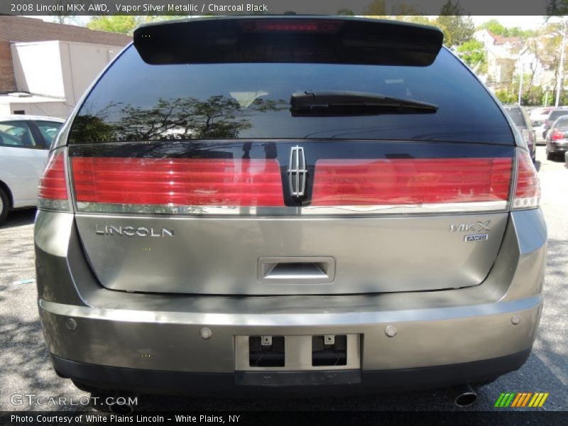 Vapor Silver Metallic / Charcoal Black 2008 Lincoln MKX AWD