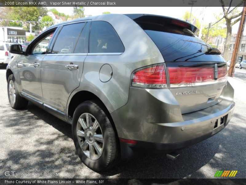 Vapor Silver Metallic / Charcoal Black 2008 Lincoln MKX AWD