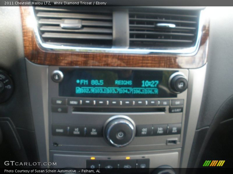 White Diamond Tricoat / Ebony 2011 Chevrolet Malibu LTZ