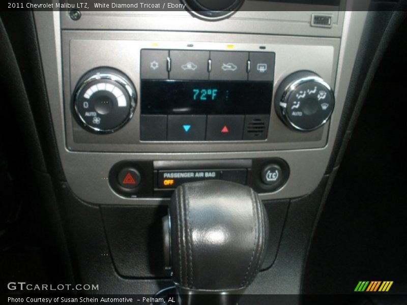 White Diamond Tricoat / Ebony 2011 Chevrolet Malibu LTZ