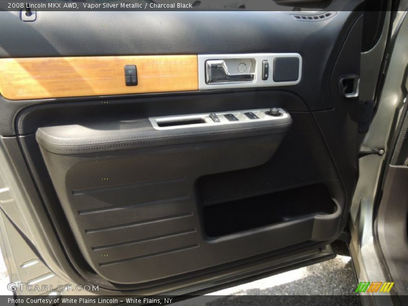 Vapor Silver Metallic / Charcoal Black 2008 Lincoln MKX AWD