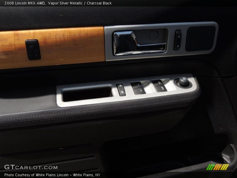 Vapor Silver Metallic / Charcoal Black 2008 Lincoln MKX AWD