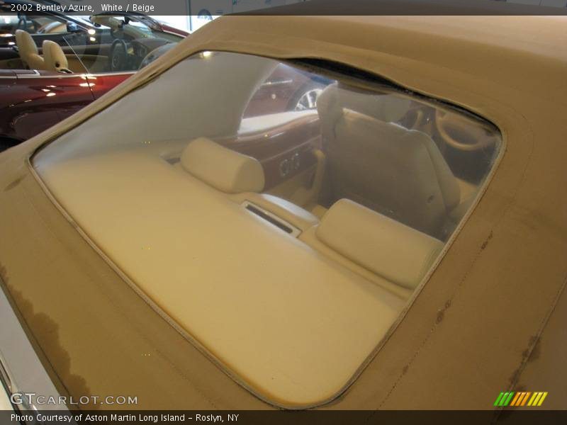 White / Beige 2002 Bentley Azure