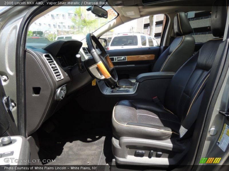 Vapor Silver Metallic / Charcoal Black 2008 Lincoln MKX AWD