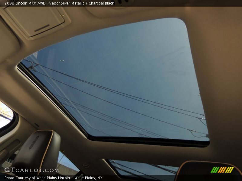 Vapor Silver Metallic / Charcoal Black 2008 Lincoln MKX AWD